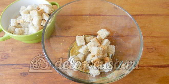 Рецепт сухариков с горчицей