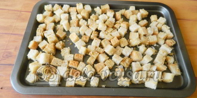 Рецепт сухариков с горчицей