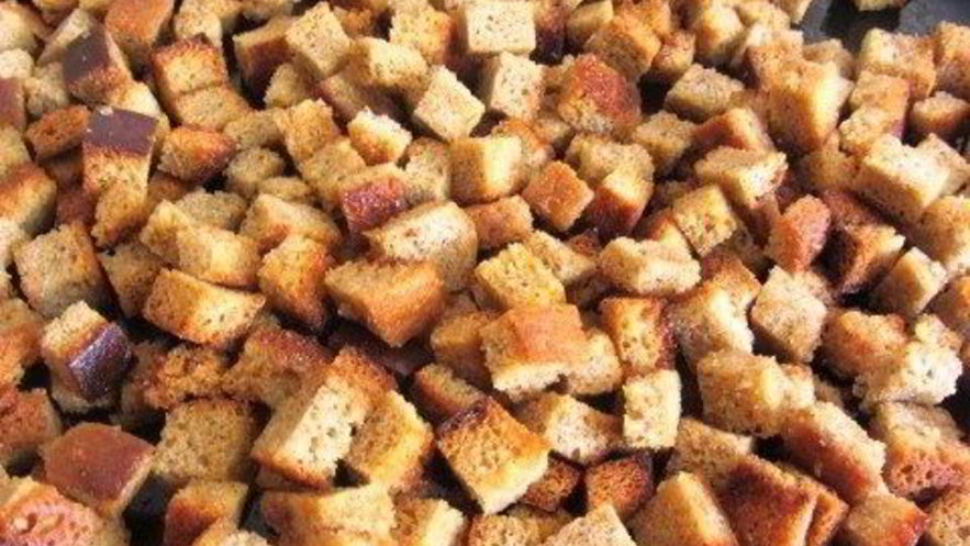 Рецепт сухариков в духовке