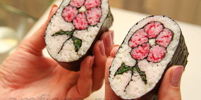 Рецепт кадзарей-суш цветок