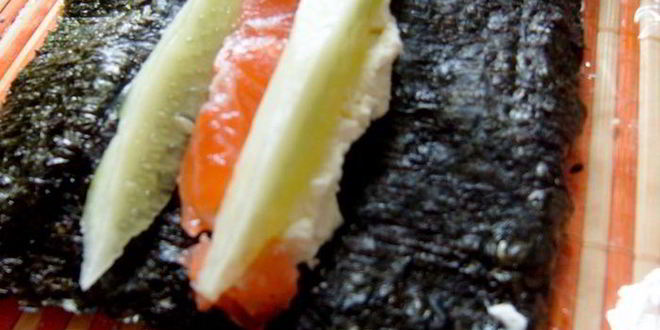 Рецепт классического суши-ролл филадельфия