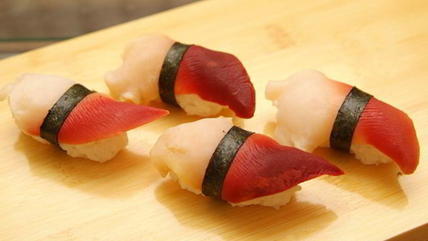 Рецепт нигирей-суш с хоккигаем