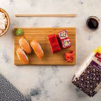 Рецепт Ролла Калифорния и суши Нигири