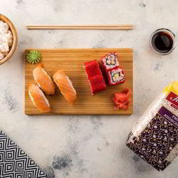 Рецепт Ролла Калифорния и суши Нигири