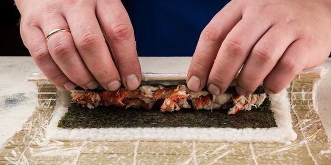 Рецепт ролла калифорния и суши нигири