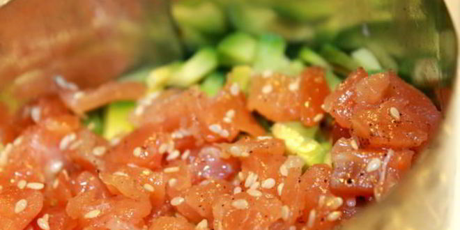 Рецепт салатных суш башенки