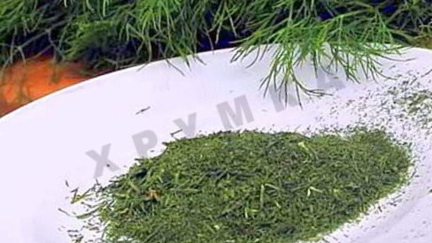 Рецепт сушеного укропа в духовке