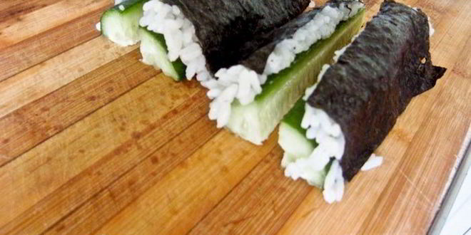 Рецепт суш-ролла мозаика