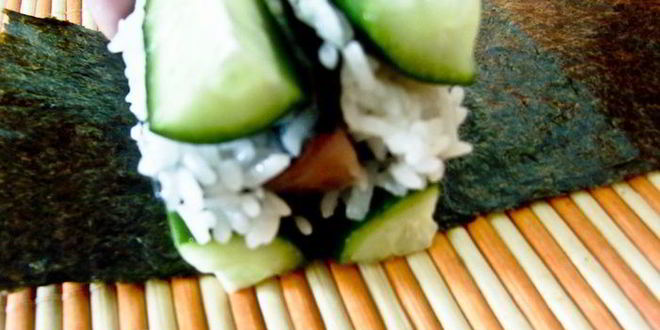 Рецепт суш-ролла мозаика