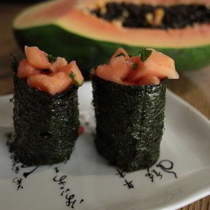 Рецепт Суш с папайей и медом