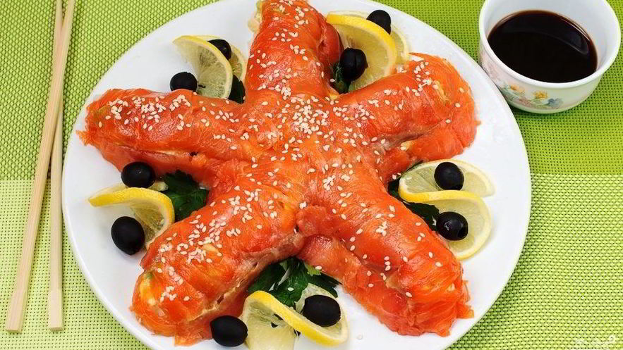 Рецепт суш-торта морская звезда