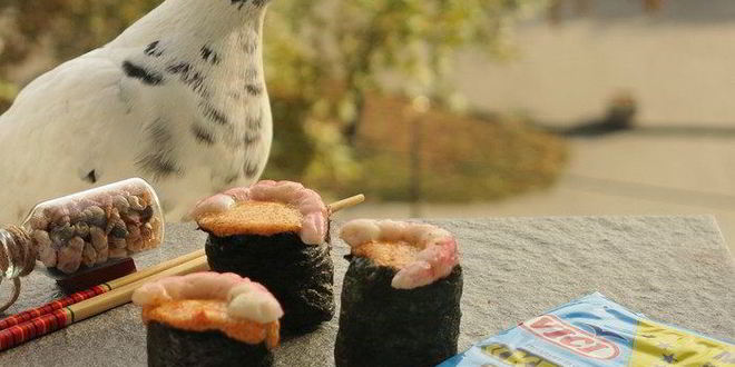 Рецепт суш, запеченных со спайси соусом с крабовыми палочками