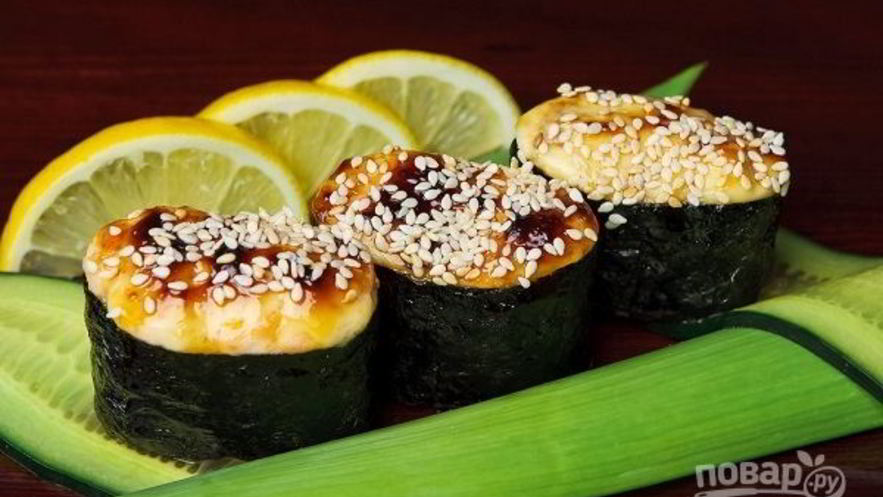 Рецепт суш запеченных