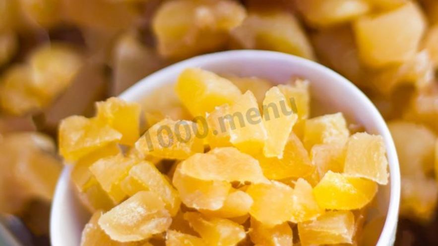 Рецепт цукатов из кабачков в сушилке на зиму домашние