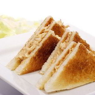 Рецепт Быстрых сэндвичей с консервированным лососем и васаби