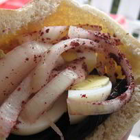 Рецепт Иракского сэндвича Сабиах