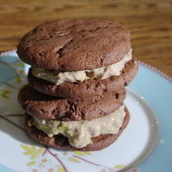 Рецепт Шоколадных сэндвичей с фисташковым мороженым