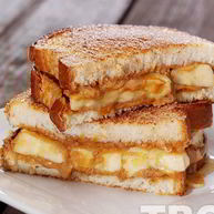 Рецепт Сладкого сэндвича с шоколадом и грушей