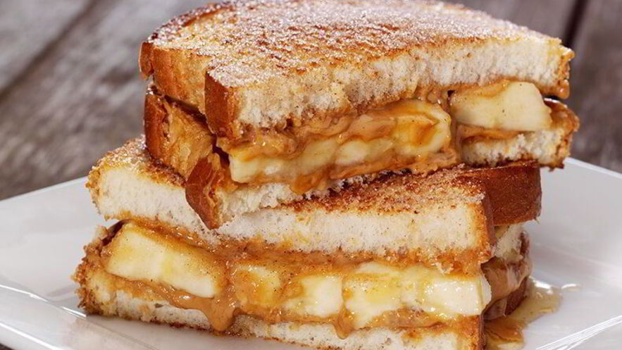 Рецепт сладкого сэндвича с шоколадом и грушей