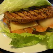 Рецепт Сэндвича-гриля с копченым лососем и сыром