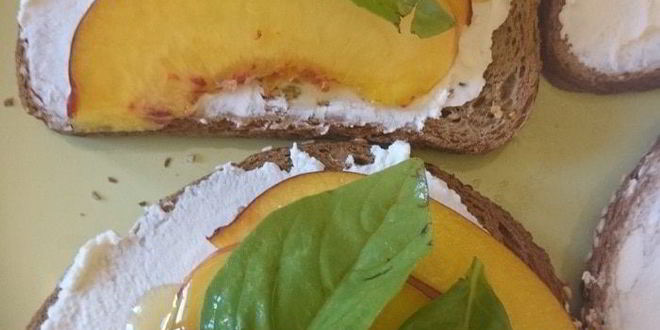 Рецепт сэндвича с нектарином