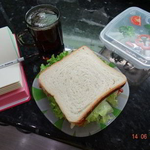 Рецепт Сэндвича с омлетом