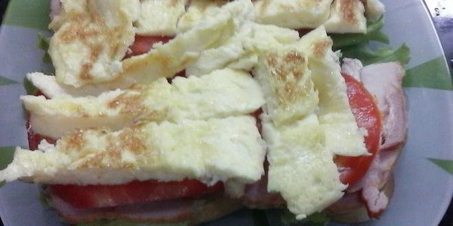 Рецепт сэндвича с омлетом