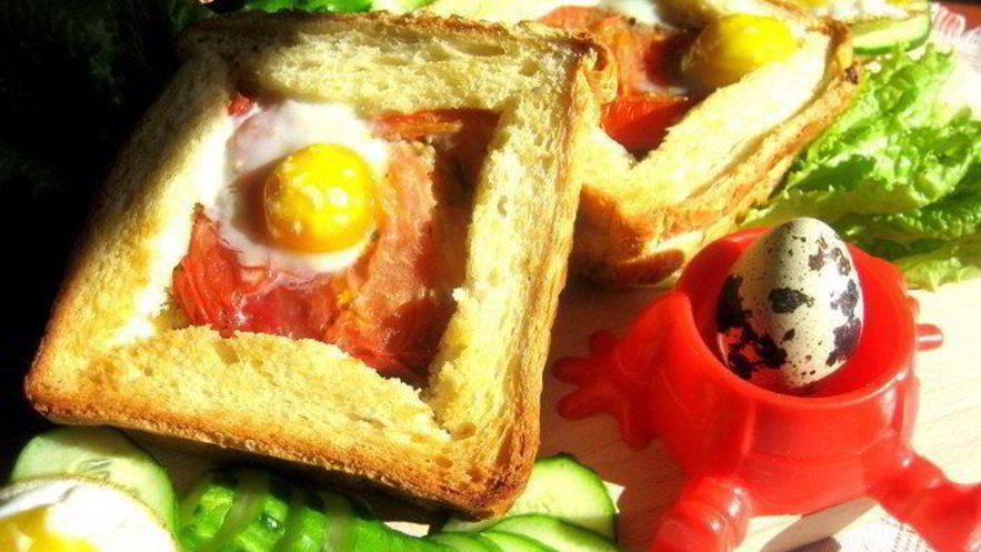 Рецепт сэндвичей с окошком