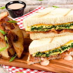 Рецепт Сэндвичей с яйцом и беконом