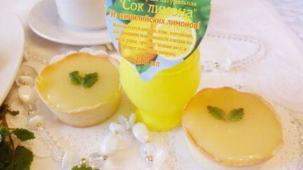 Рецепт Песочных тарталеток с лимонным кремом