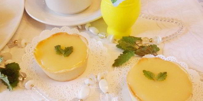 Рецепт песочных тарталеток с лимонным кремом