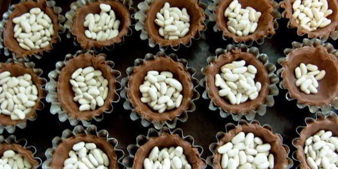 Рецепт шоколадных тарталеток с кофейно-шоколадным кремом