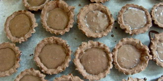 Рецепт шоколадных тарталеток с кофейно-шоколадным кремом