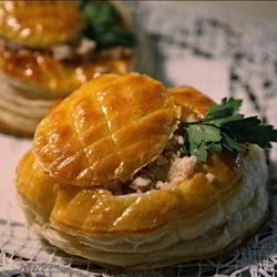 Рецепт Слоеных тарталеток с курицей