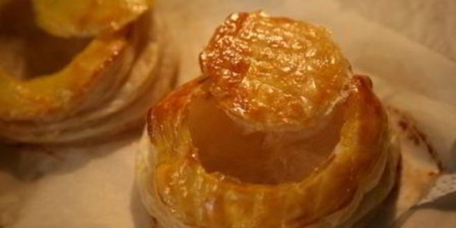 Рецепт слоеных тарталеток с курицей