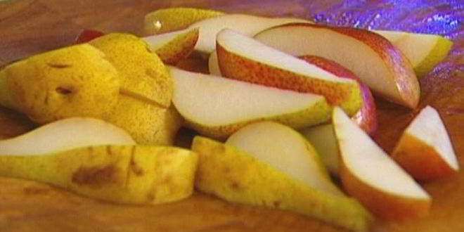 Рецепт тарталеток с грушами, грецкими орехами и голубым сыром