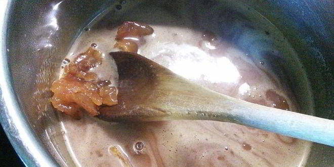 Рецепт тарталеток с карамельным соусом и макадамией