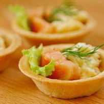 Рецепт Тарталеток с копченой рыбой