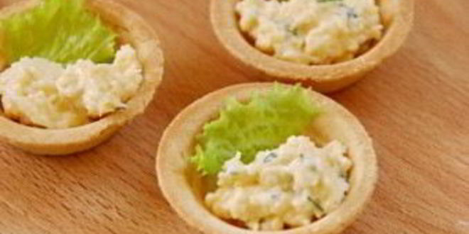 Рецепт тарталеток с копченой рыбой