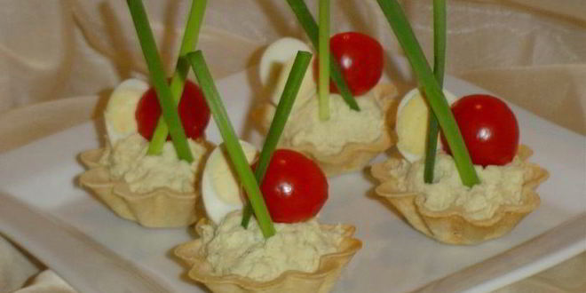 Рецепт тарталеток с куриным муссом