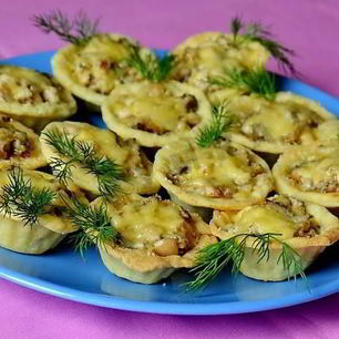 Рецепт Тарталеток с курицей и грибами