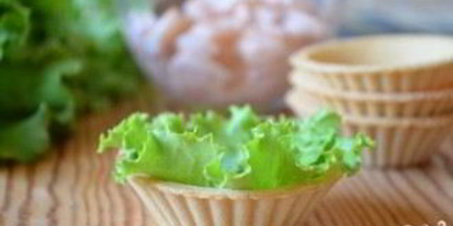 Рецепт тарталеток с морепродуктами