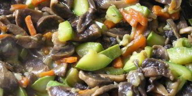 Рецепт тарталеток с начинкой из овощей и грибов