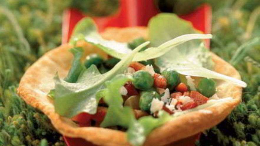 Рецепт тарталеток с овощами