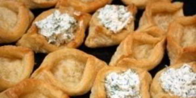 Рецепт тарталеток с сыром и чесноком