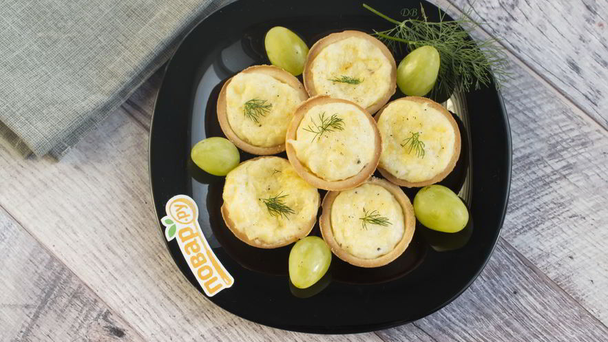 Рецепт тарталеток с сыром