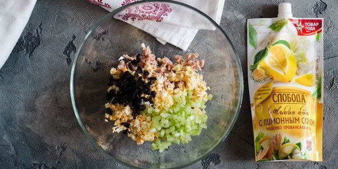 Рецепт тарталеток с тунцом и красной икрой