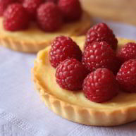 Рецепт Тарталеток с заварным кремом и ягодами