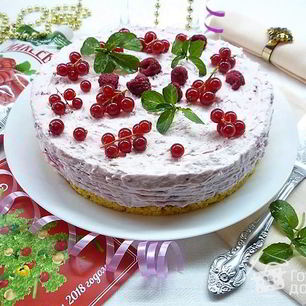 Рецепт Малинова-сметанного тарт