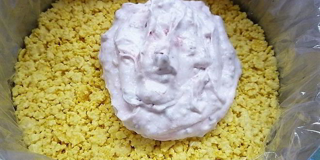 Рецепт малинова-сметанного тарт